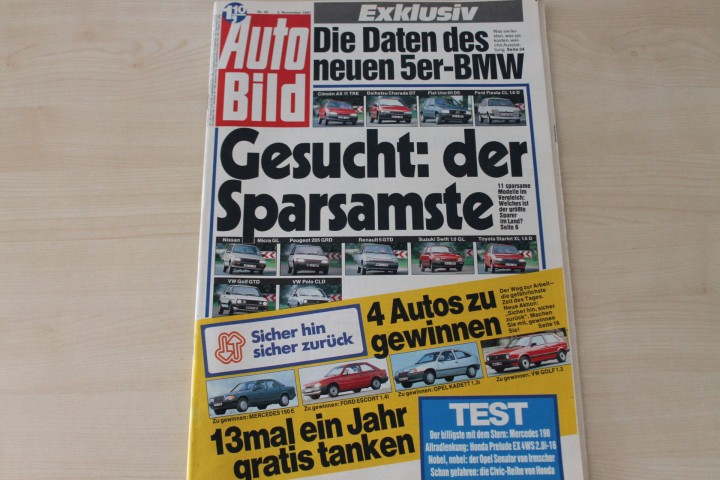 Deckblatt Auto Bild (45/1987)